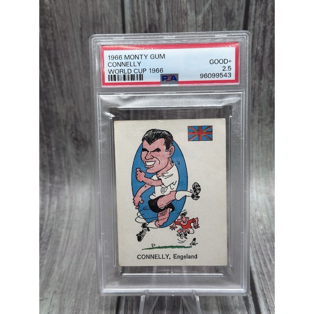 1966 Monty Gum World Cup '66 John Connelly England PSA 2.5 GD+ Soccer FIFA