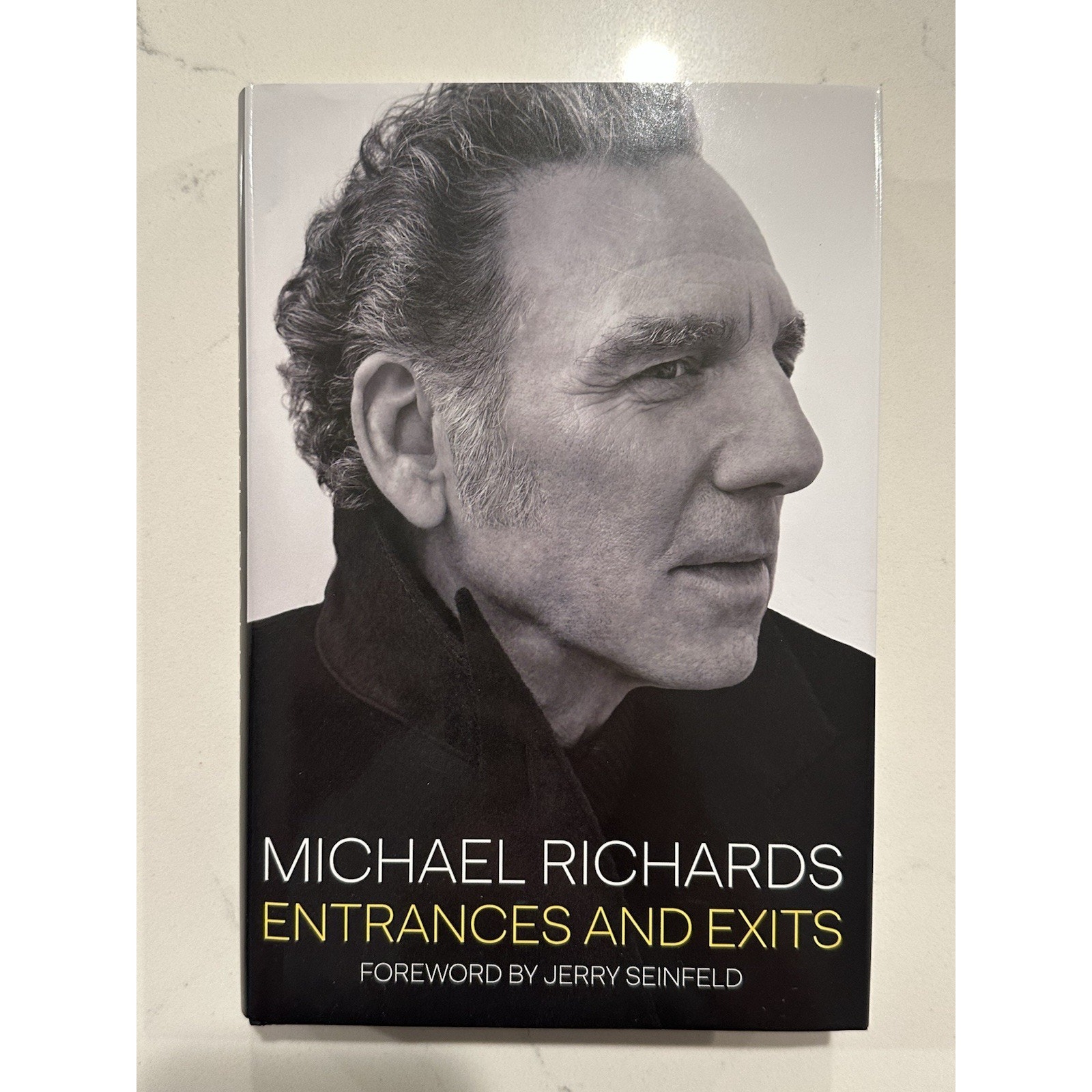 MICHAEL RICHARDS Seinfeld Kramer SIGNED ENTRANCES EXITS Book AUTOGRAPHED COA #1