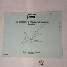 TWA 767 Cat lll Recurrent Training Module A
