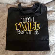 TEAM TWICE READY TO BE Tote Bag