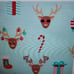 Microfiber fun reindeer queen sheet set