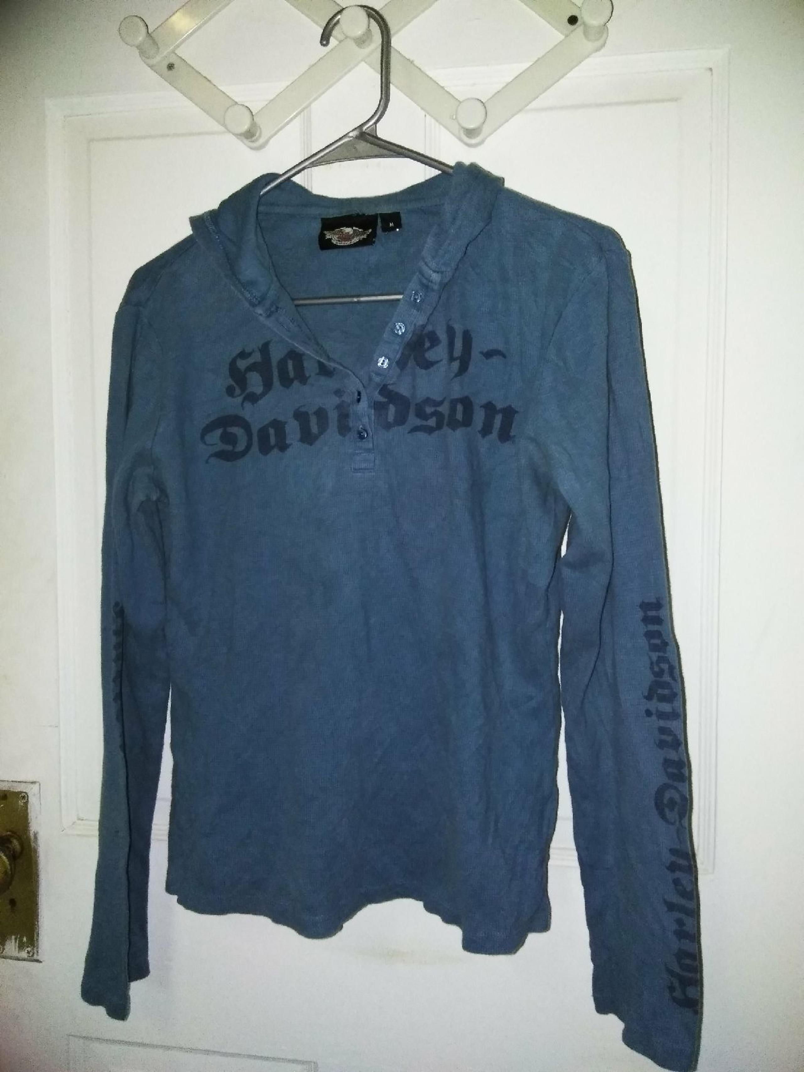 Harley David Woman Sz M Thermal hoodie