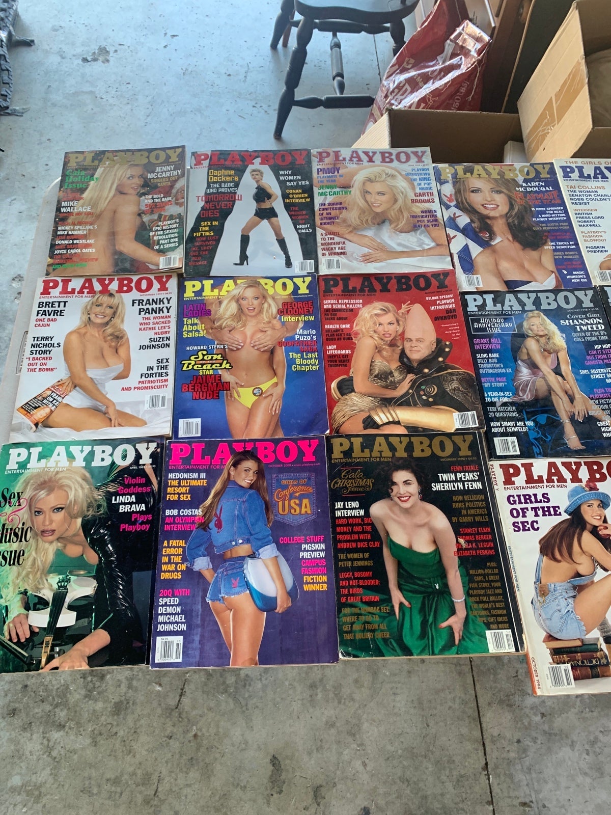 Playboy magazines