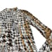 Maeve x Anthropologie Houndstooth Print Mock Neck Shirt Long Sleeve Size Small