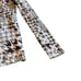 Maeve x Anthropologie Houndstooth Print Mock Neck Shirt Long Sleeve Size Small