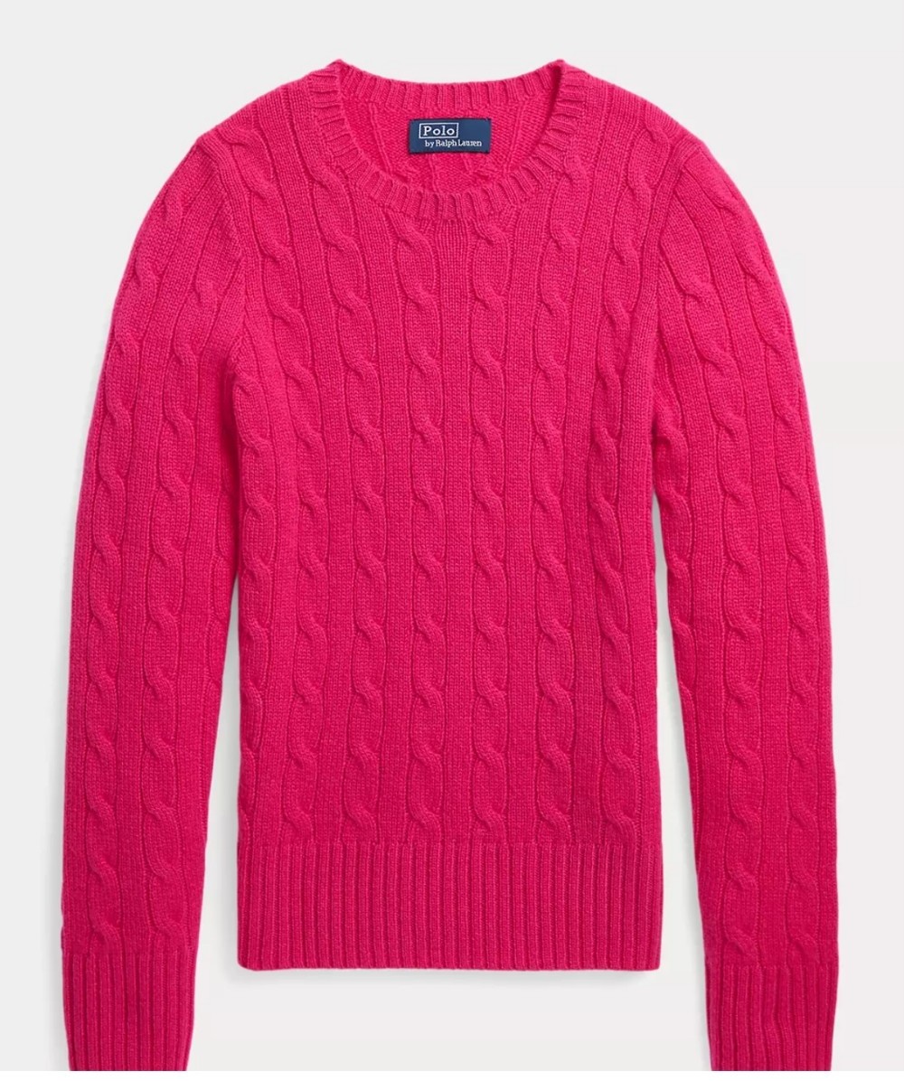 Polo Ralph Lauren 100% cashmere, Long Sleeve Sweater. NWT size XL