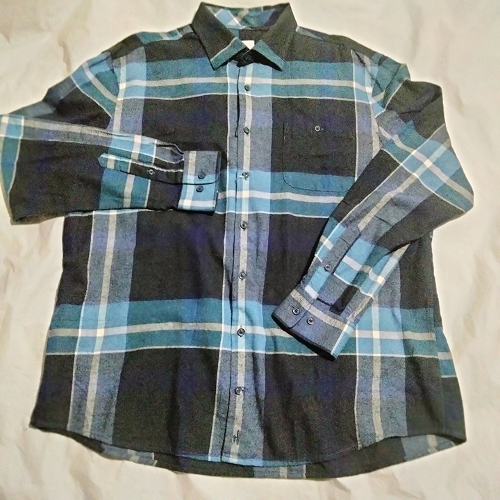 Johnnie-O Button Up Shirt Mens Afton Twilight Hanging Out Long Sleeve Blue XL
