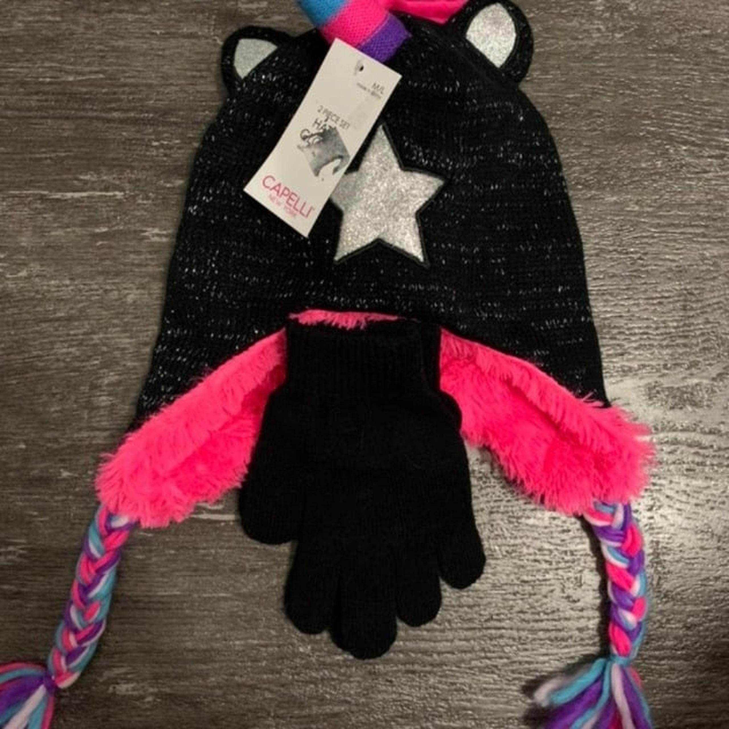Girls Hat and Gloves Set