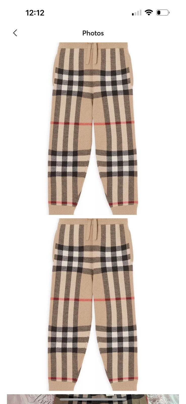 Burberry Joggers