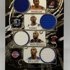 2006-2007 Topps Luxury Box Alonzo Mourning Billups Terry Marion Relics 4 /199