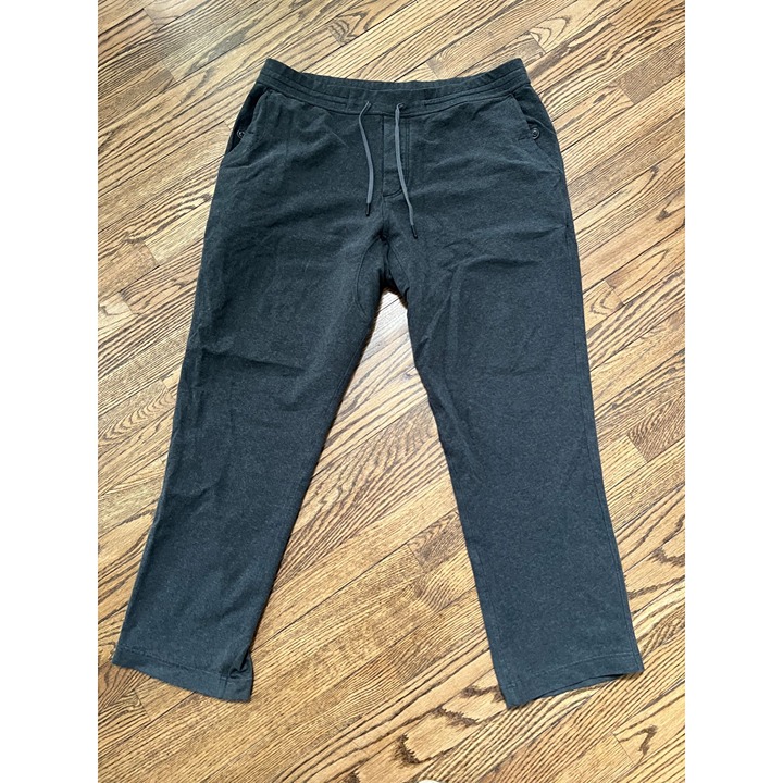 Lululemon Men's OG Cotton Fleece Dark Gray Track Pants Sweatpants Size XXL
