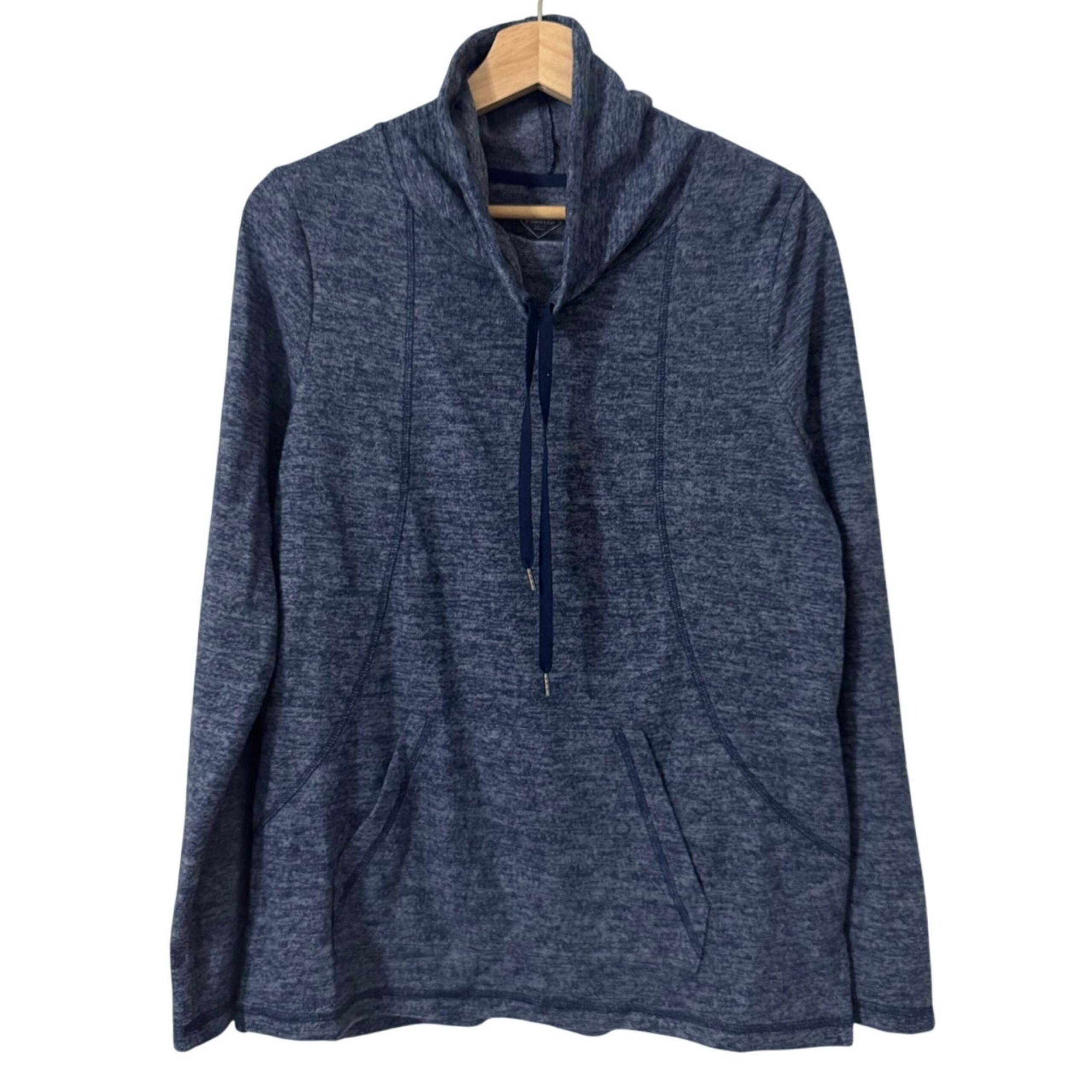 St. John's Bay American Navy SD Lightweight Cowl Neck Sweater Size Small NWT