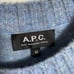 A.P.C. Light Blue Crewneck Sweater