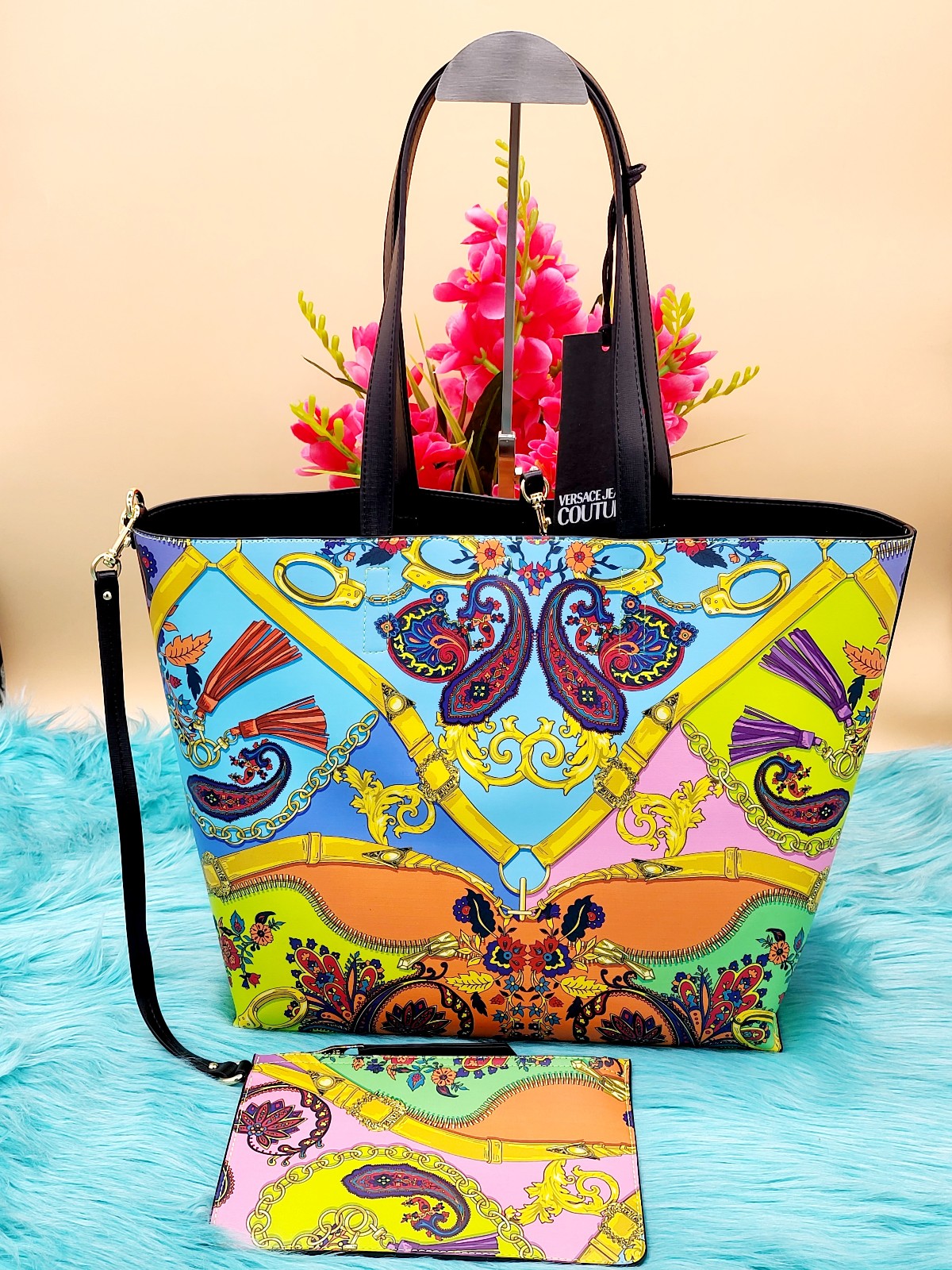 Versus by versace tote bag