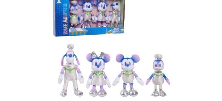 Disney Space Mountain Plush Set Walt Disney World 50th Anniversary Celebration