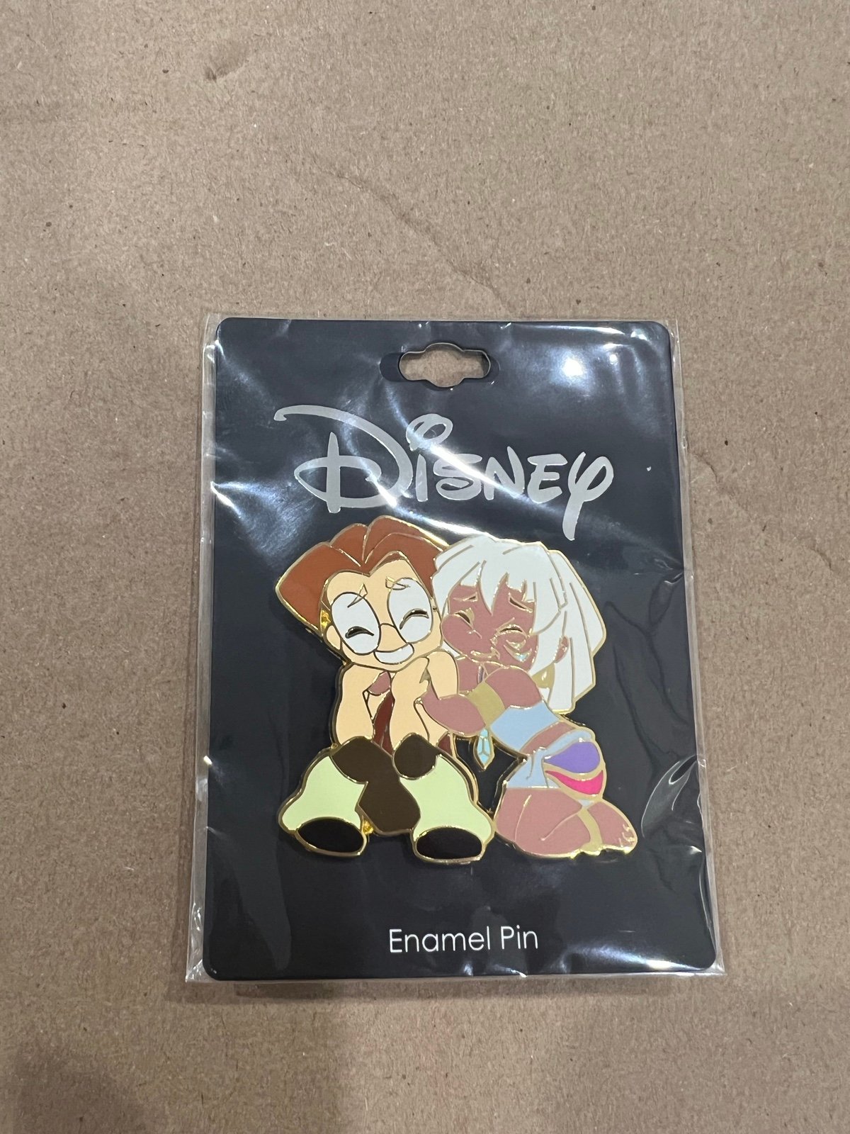 Disney Neon Tuesday Atlantis Lapel Pin Chibi Milo Thatch and Kida Mini Jumbo