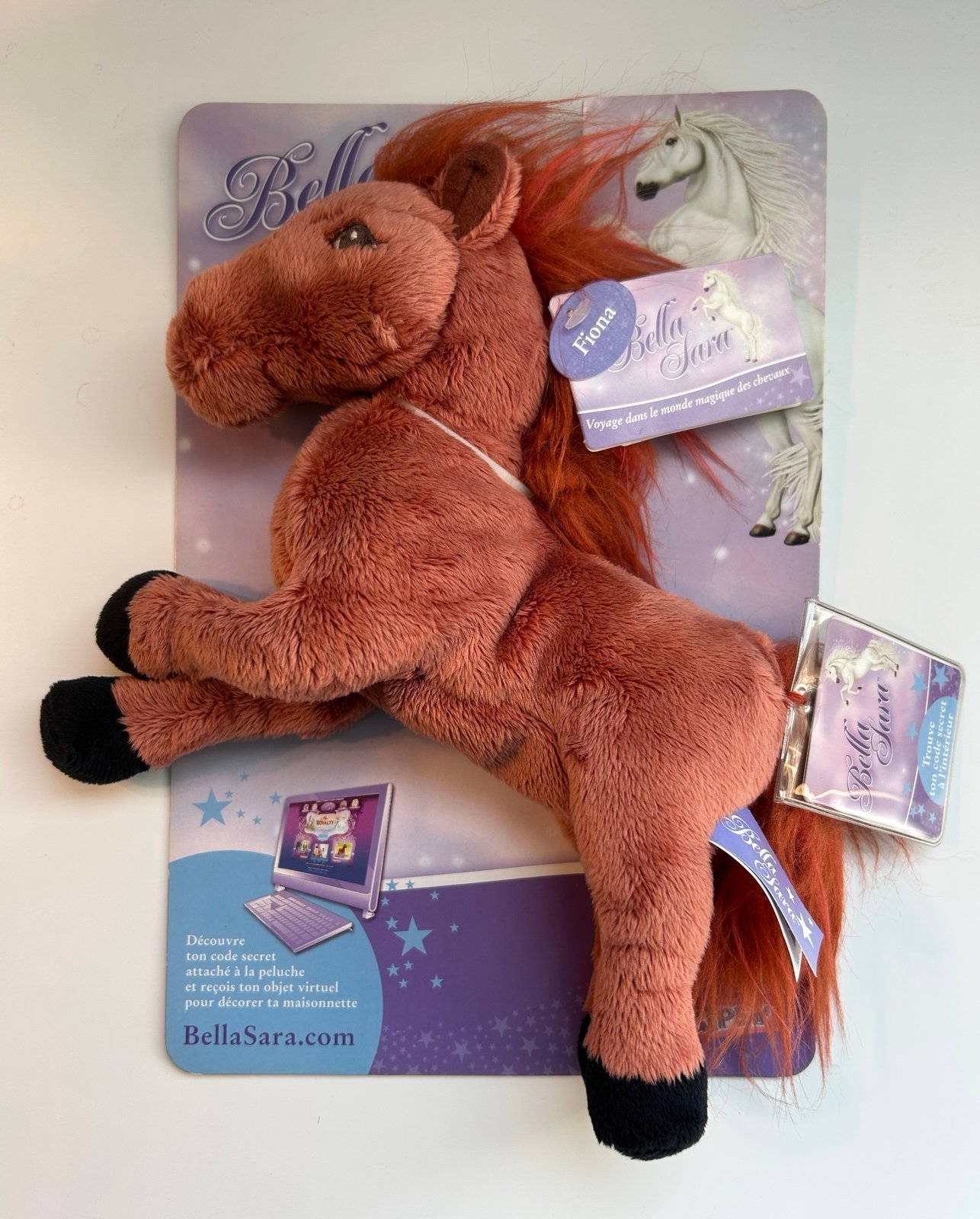 Bella Sara - Gipsy Fiona Plushie on Backing