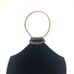 Cache Chain Link Mesh Black Halter Top