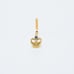 Solid 14kt gold nose piercing with a beautiful gold crown 20 gauge New