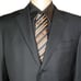 Ermenegildo Zegna Black 3 Button Blazer
