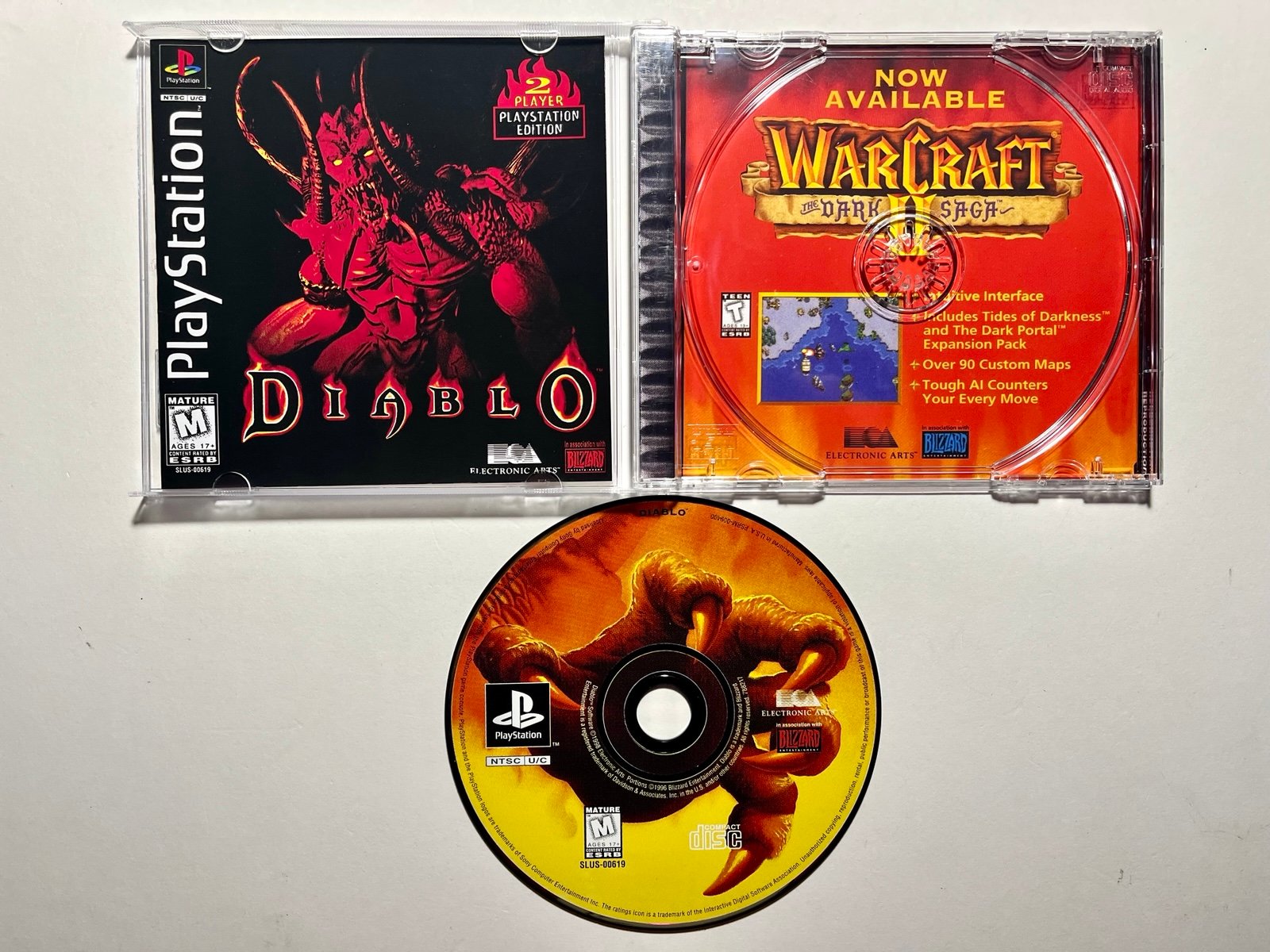 Diablo (Playstation 1 PS1)Disc Only Works