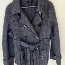 DM New York Wool Grey Jacket Coat