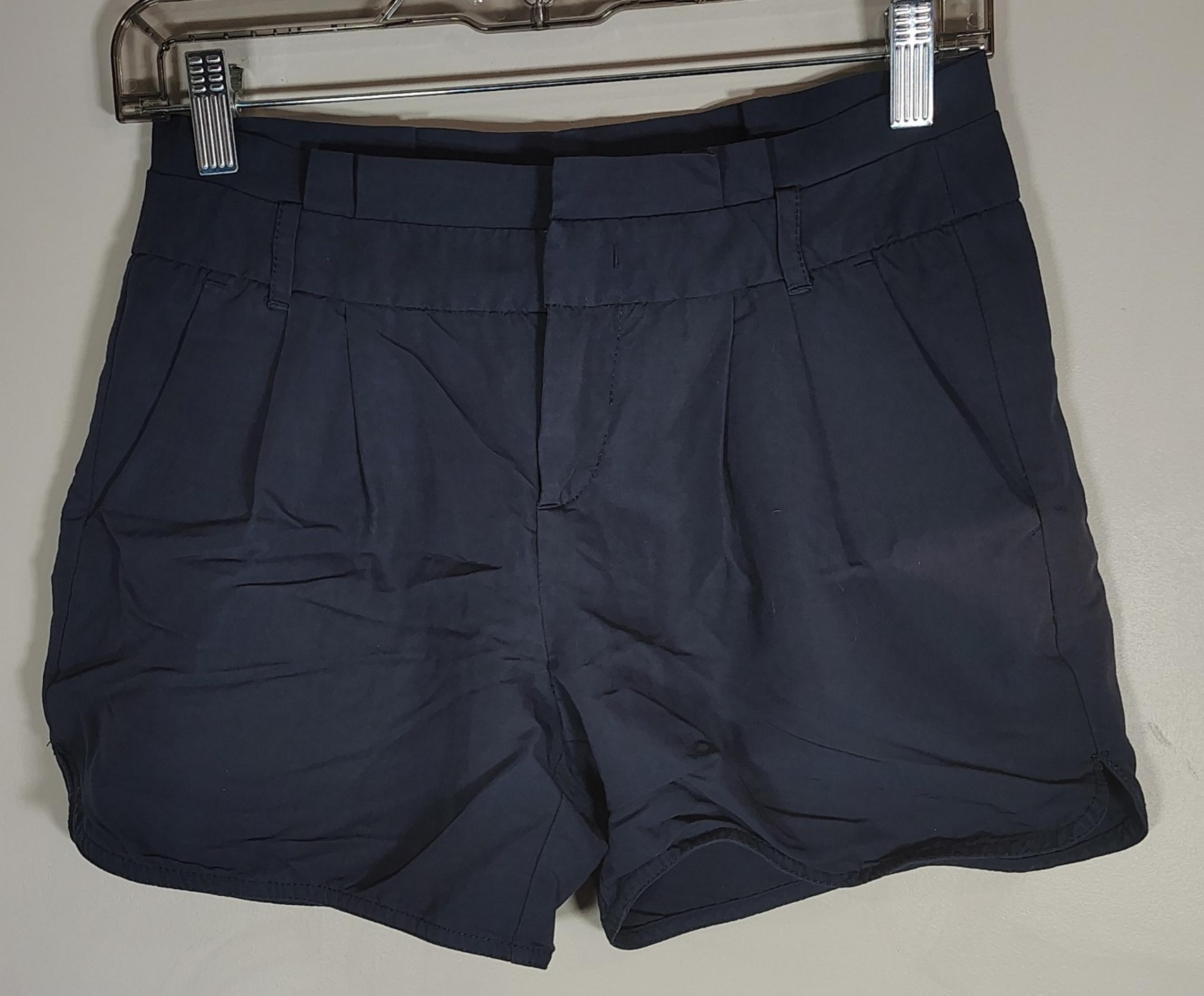 Esprit De Corp Women's Sz 2 Shorts Soft Casual Flowy Navy Blue Nautical READ