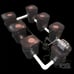 6-Plant Super-RDWC complete hydroponic system with 2 bulkheads & PVC 38-Gallons