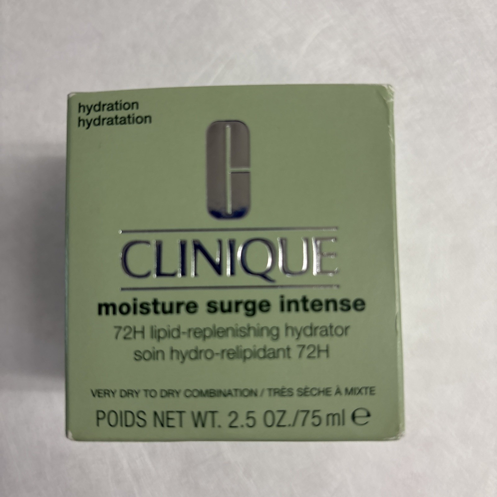 Clinique Moisture Surge Intense 72h Lipid Restoring Cream 2.5oz/75ml New