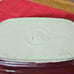 PAMPERED CHEF CRANBERRY GLAZED OVAL COVERED CASSEROLE 3.1 QT STONEWARE. 12 x 9