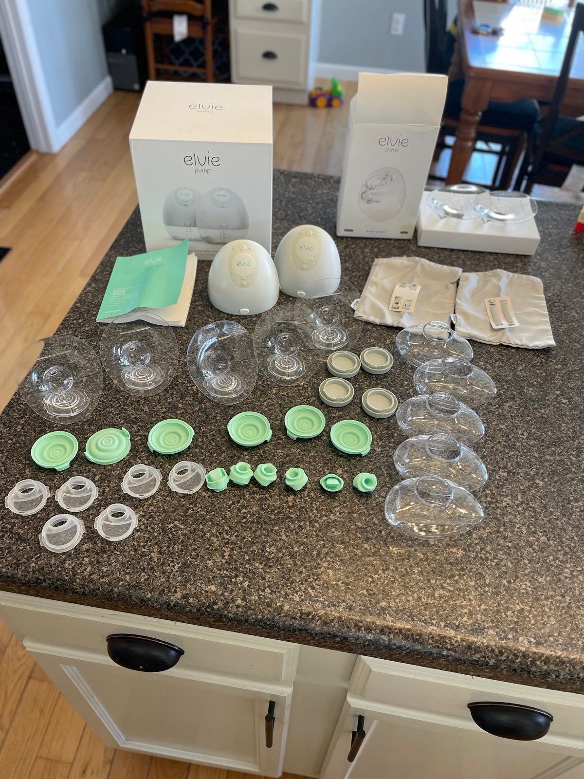 Elvie pump plus extra parts