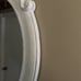 Distressed White Decorative Mirror