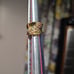 RING 18 kt over brass