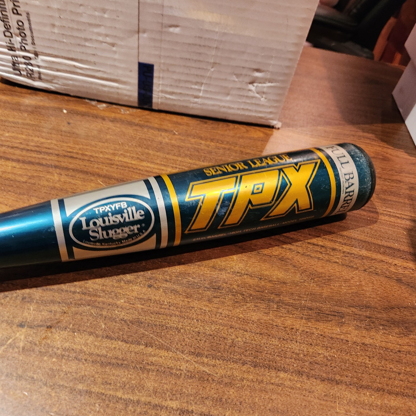 Louisville Slugger Classic 31 26oz Alloy Bat - Blue and Gold 2 3/4 barrel