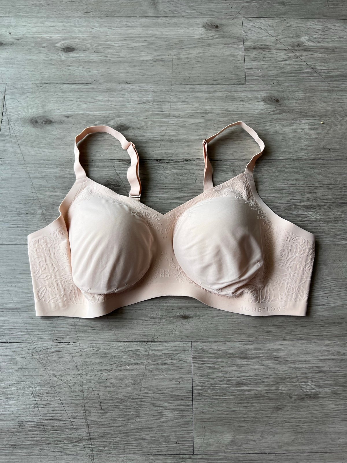 Honeylove light tan silhouette bra 3X