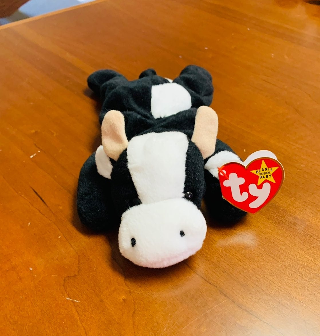 Ty Beanie Babies Daisy The Cow