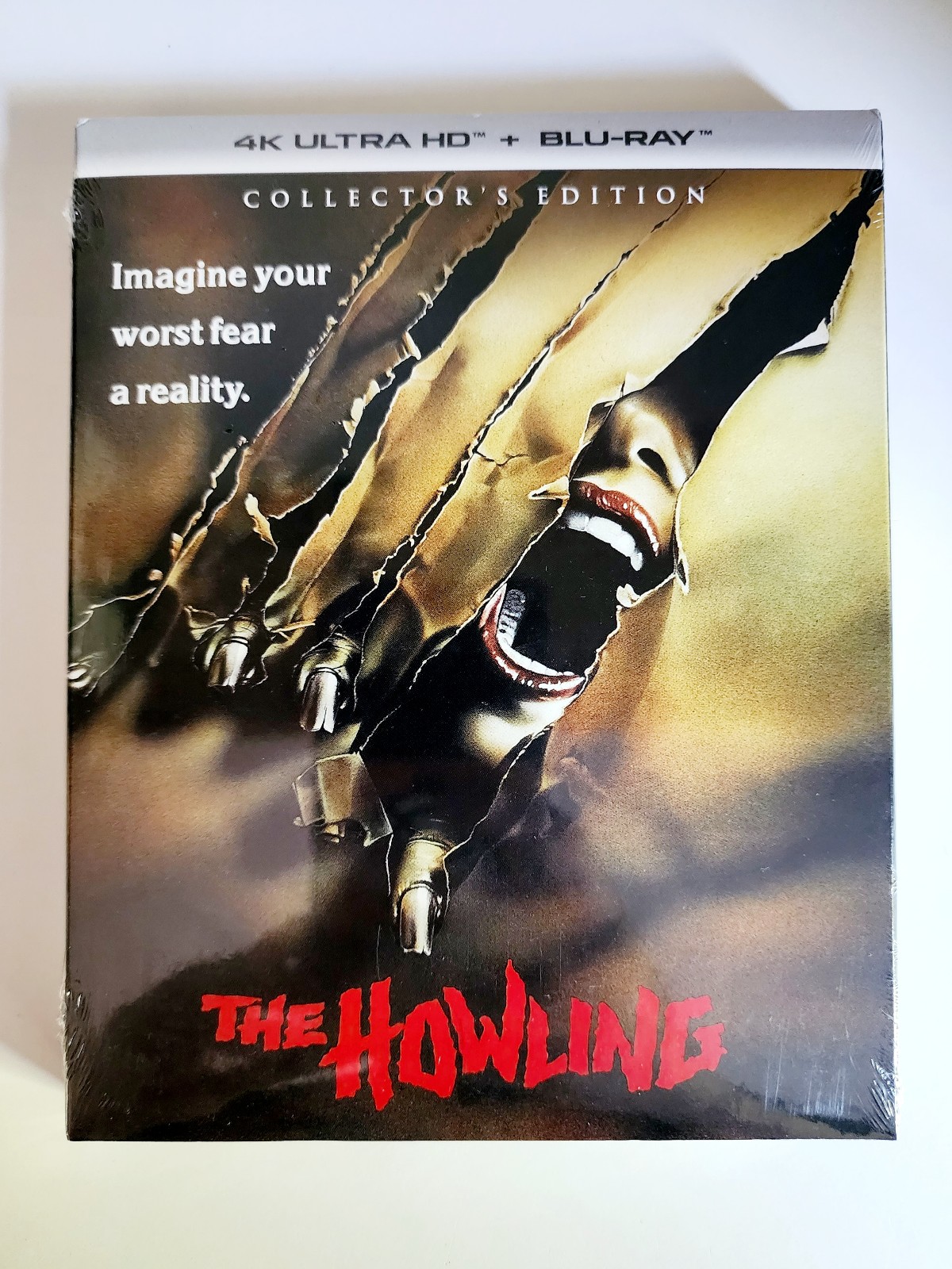 The Howling (1981): 4K, Blu Ray w/ Slipcover Sealed New Near Mint Ships in Box