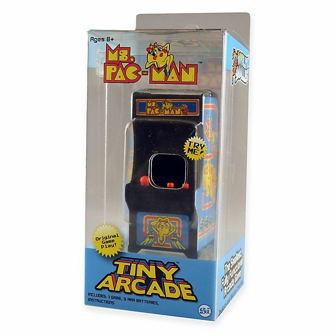 Tiny Ms. Pac Man Keychain Video Game