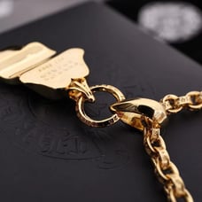 Gold cross necklace