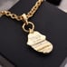 Gold cross necklace