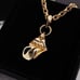 Gold cross necklace