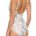 NEW DKNY Women's 16 Ruffle Plunge Tummy Control One-Piece Swimsuit NWT 98