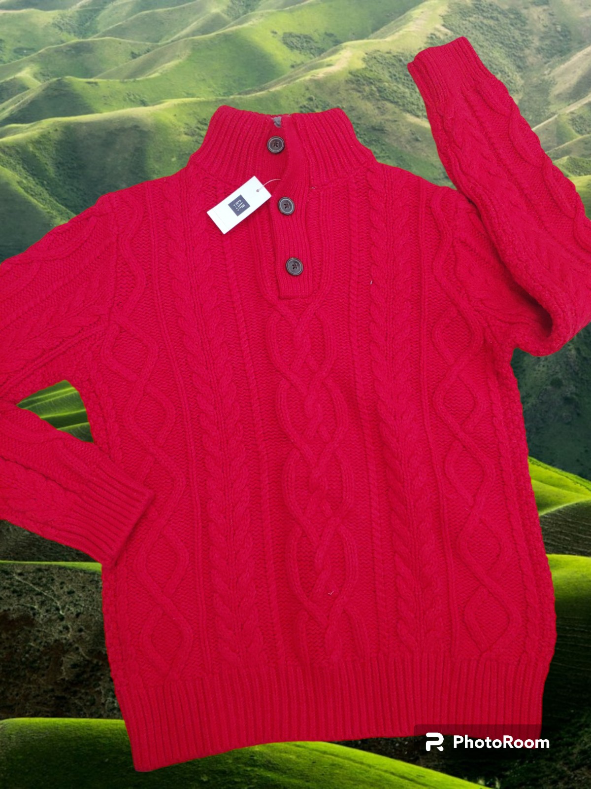Gap wool cable knit pullover Sweater boys XL 12