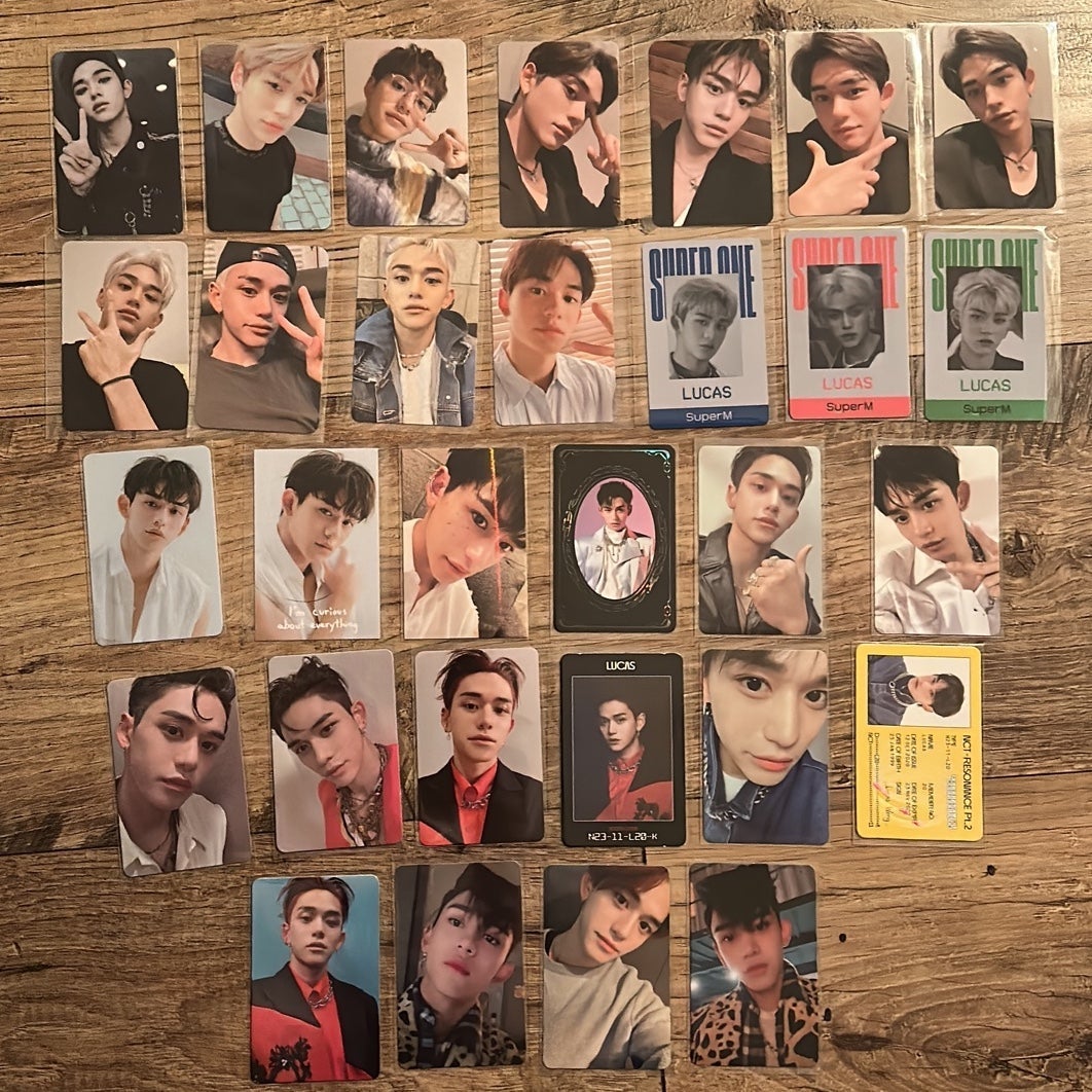 Lucas NCT/SuperM/WayV photocard lot