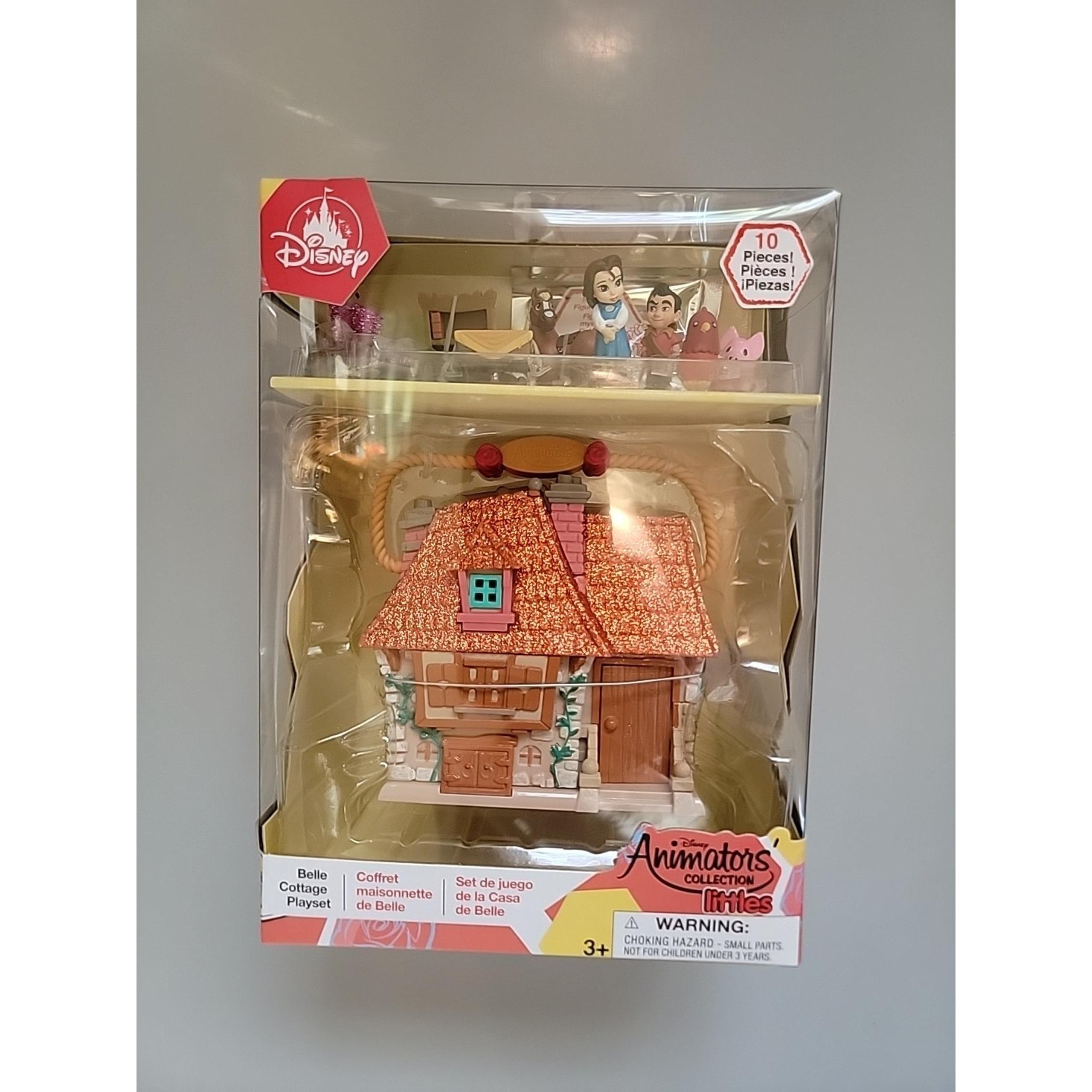 Disney Animators Collection Littles Belle Cottage Playset New
