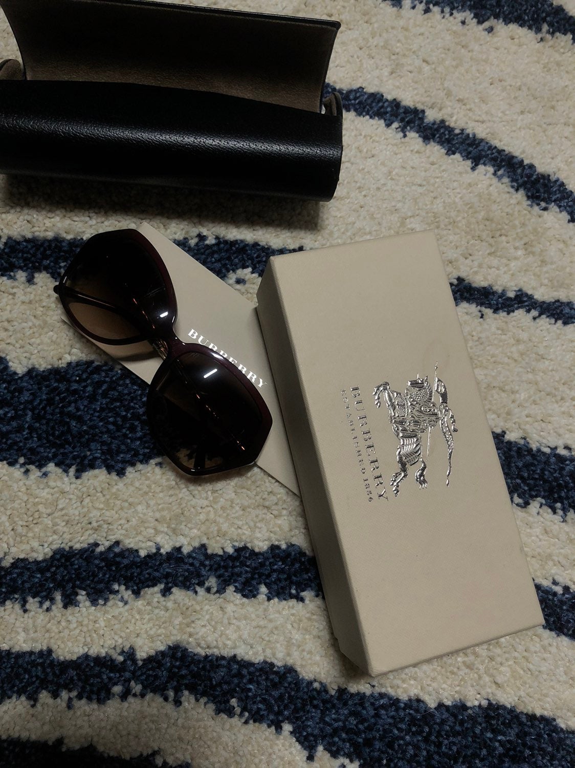 Burberry red sunglasses for women