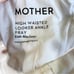 Mother High Waisted Looker Ankle Fray Jeans Stretch Denim Little Miss Lacey 29