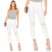 Mother High Waisted Looker Ankle Fray Jeans Stretch Denim Little Miss Lacey 29