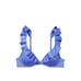 Victoria's Secret 34A,34B,34DD,34DDD BIKINI high-waist bottom BLUE RUFFLE plunge