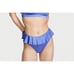 Victoria's Secret 34A,34B,34DD,34DDD BIKINI high-waist bottom BLUE RUFFLE plunge